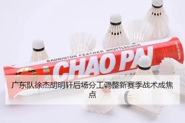 广东队徐杰胡明轩后场分工调整新赛季战术成焦点 - BOYUSPORTS